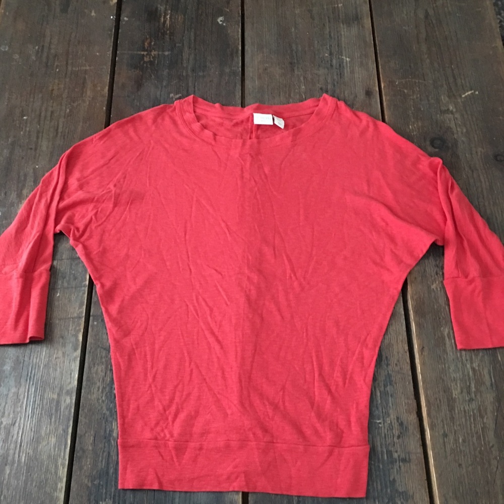 Half sleeve Coral top